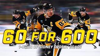 60 for 600 | 1 Hour of the Best Sidney Crosby Goals 6️⃣0️⃣0️⃣