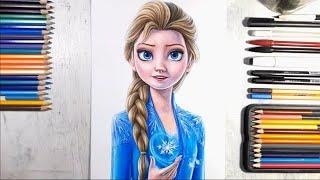 The Frozen drawin || How to draw Frozen drawing