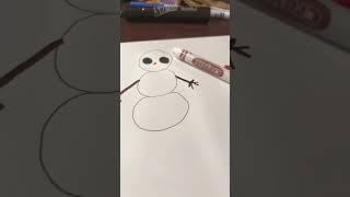 ️ let’s draw a snowman ️