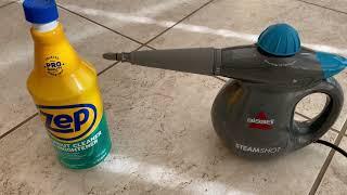 BEST Grout Cleaner - Zep Grout Cleaner vs. Bissell SteamShot - Part 1