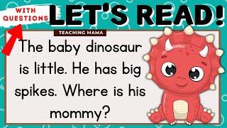 LET'S READ! | READING COMPREHENSION | PRACTICE READING ENGLISH FOR KIDS | TEACHING MAMA