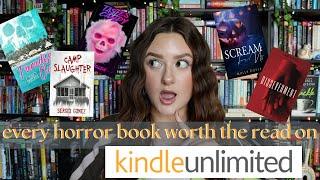 KINDLE UNLIMITED BOOK RECOMMENDATIONS 2024 | i went thru 1600 ku horror books so u don't have to