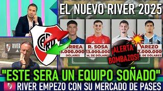 ¡BOMBAZOS! Estos son LOS NUEVOS REFUERZOS qe RIVER PLATE esta BUSCANDO | Mercado de Pases River 2025