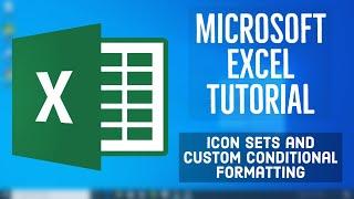 Microsoft Excel Tutorial - Conditional Formatting for Icon Sets - How to use Icon Sets