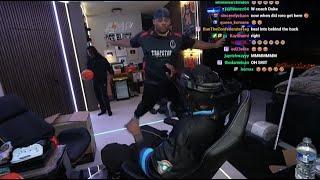 Duke Dennis kicks Fanum & Kai Cenat out of his room after they tried jumping him on stream!