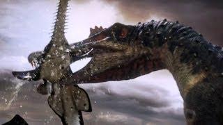 Spinosaurus Fishes for Prey | Planet Dinosaur | BBC Earth