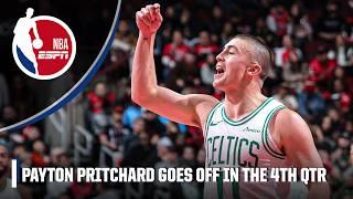 Payton Pritchard 4th QUARTER FLURRY  18 PTS to lead Celtics past Bulls | NBA on ESPN