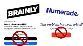 How to Bypass Brainly and Numerade’s Free Trials/Sign-ins (On School Computer)