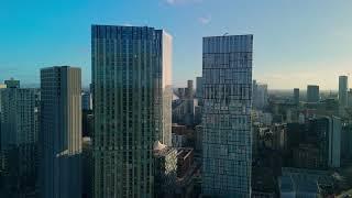 Sunset Views Over Bankside at Colliers Yard, Manchester