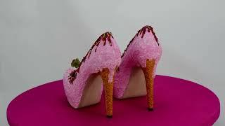 Bake A SHOE   Ice Cream Heels  Pumps High Heels - Himbeere