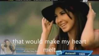 Nancy Ajram-Ehsas jdeed with english subtitles