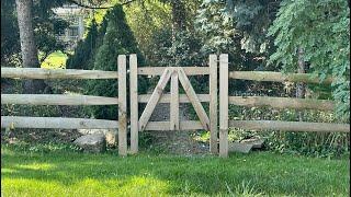 Split Rail Fence Gate Styles and Designs