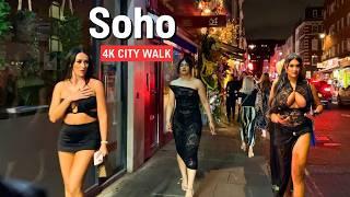 LONDON Nightlife Summer Night  Soho Bars and Clubs  City Sounds in 4K 󠁧󠁢󠁥󠁮󠁧󠁿