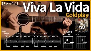 626.Coldplay - Viva La Vida 기타커버【】 | Guitar tutorial |ギター 弾いてみた 【TAB譜】