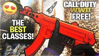 NEW 10 BEST CLASS SETUPS (OVERPOWERED) for COD WW2 2020 - Free Call of Duty WW2 PSN in 2020