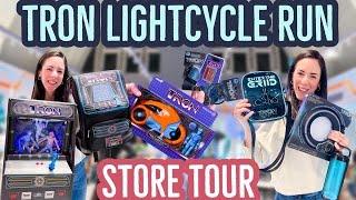 TRON LIGHTCYCLE / RUN Merch Store Tour | Tomorrowland Launch Depot | Walt Disney World Shopping