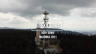 Góry Sowie z drona - Wielka Sowa - Jugowice - Włodarz, Kompleks Riese :: Mavic Mini - Majówka 2021