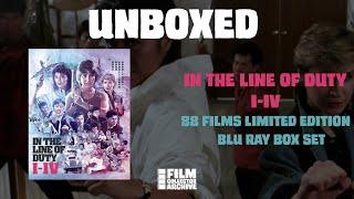 UNBOXED | In the Line of Duty I-IV | 88 Films Limited Edition Blu Ray Box Set