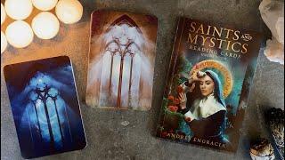 Saints & Mystics Reading Cards Unboxing + Flip Through | Oracle Deck