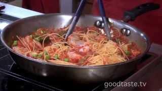 Lidia Bastianich’s Easy Tomato Basil Capellini