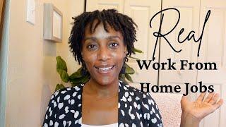 Real Work From Home Jobs / Jobs For Stay At Home Moms / Online Jobs