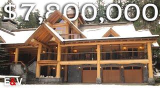 Inside This $7.8 Million Whistler Ski Lodge | Whistler Home Tour