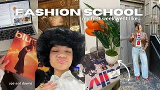 first week of fashion school in nyc ⭐️[ new dorm decor, outfits, exploring, ups & downs]  *FIT nyc*