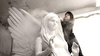 Making of a stone sculpture MARBLE ANGEL