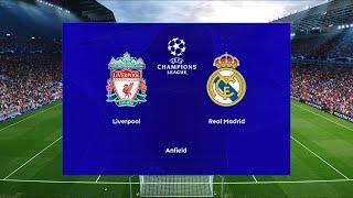 Liverpool vs Real Madrid | Anfield | 2024-25 UEFA Champions League | PES 2021