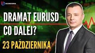 Złoty słabnie, EUR/USD najniżej od lipca. Co dalej? | PULS RYNKÓW | 23.10.2024