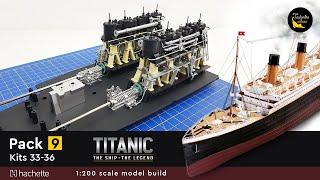 Hachette Build the 1:200 scale RMS Titanic - kits 33 - 36 (pack 9) #titanic #hachette #modelbuilding