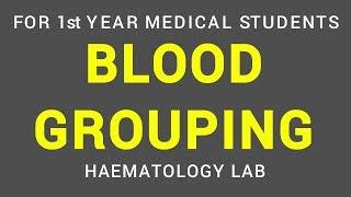 BLOOD GROUPING | HAEMATOLOGY LAB | PHYSIOLOGY