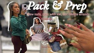 PACK AND PREP WITH ME FOR VACATION! nails, outfit ideas, self care + more #vlog