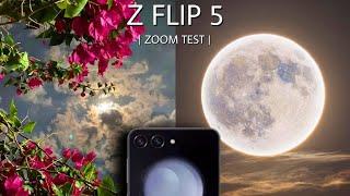 The New Samsung Galaxy Z FLIP 5 | Super MOON ZOOM TEST