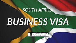 Application Process for a South African Business Visa