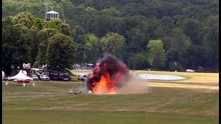 Joe Nall 2022 Noon Demo Jet Crash Huge Fireball