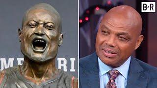 Chuck Reacts to Dwyane Wade's Statue: 'They gotta take that thing down'  | Inside the NBA