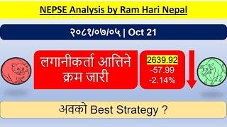 2081.07.05 | Nepse Daily Market Update | Stock Market Analysis by Ram Hari Nepal