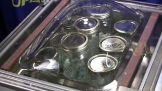 Vacuum Sealing a Canning Jar with a Commercial Chamber Unit