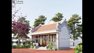 Mẫu thiết kế nhà thờ họ đơn giản nhỏ đẹp, nhà thờ họ diện tích 6x6m bao gồm cả thiết kế nội thất