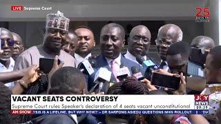 Vacant Seats Controversy: We expect NDC to respect the outcome of this case - Afenyo Markin