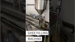 Ghee filling machine / Paste or cream filler automatic