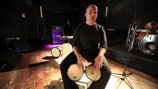 BONGOS drum Tutorial by Abe Doron אייב דורון. בונגוס