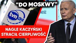 Kaczyński pogonił go do Moskwy. To pytanie wzburzyło prezesa