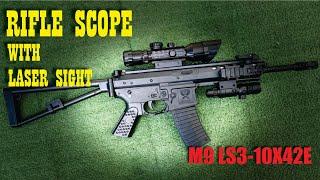 M9 | RIFLE SCOPE WITH LASER SIGH ON KAC PDW BISON DCOBRA M301 | CLOSE VIEW