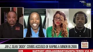 Sharing my thoughts on Jay-Z rape accusations on Roland Martin Unfiltered