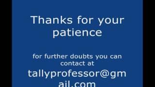 Tally erp 9 full tutorial in English