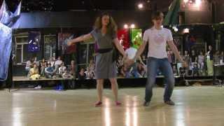 Olga Volkova & Slava Bogatov - Lindy Hop JnJ Finals at Crazy Tea Party