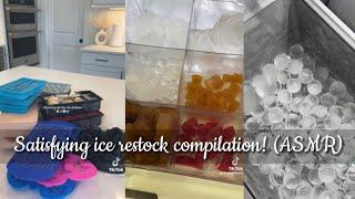 Satisfying ice restock tiktok compilation! (ASMR)