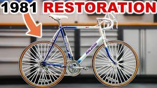 Restoring This Abandoned Vintage Raleigh! 1981 Rebuild! Service, Hub & Bearing transformation ASMR!